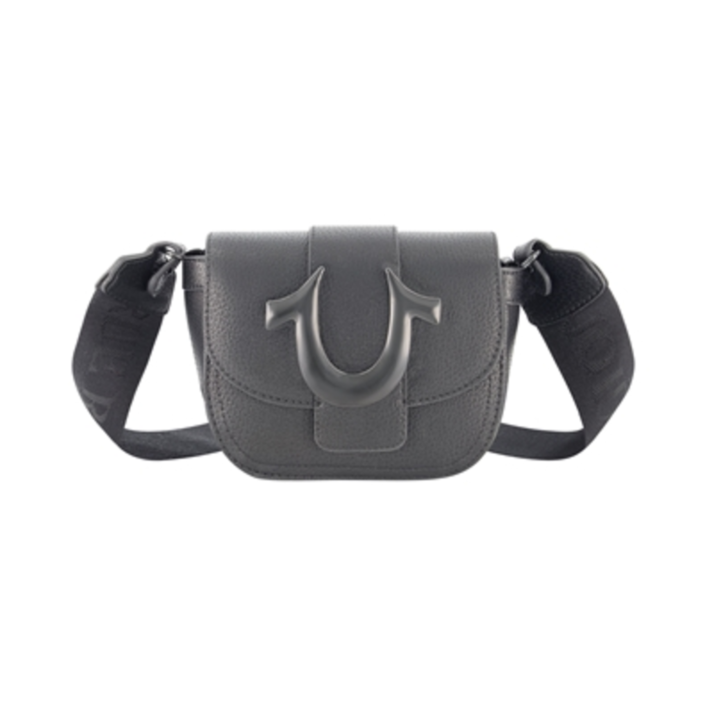 MINI FLAP SUEDE CROSSBODY, BLACK, 5"X6.5"X3.