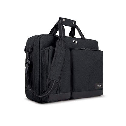 Duane Hybrid Briefcase/Backpack Black