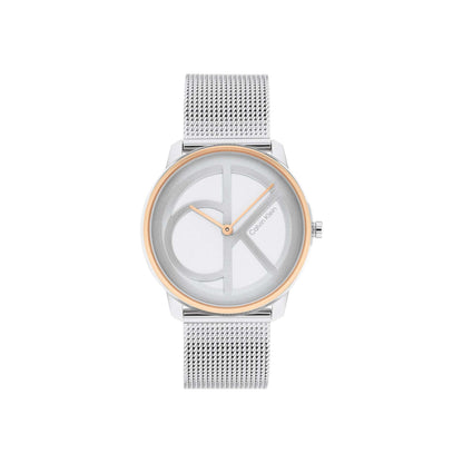 UNISEX CK STAINLESS STEEL LOGO MESH WATCH