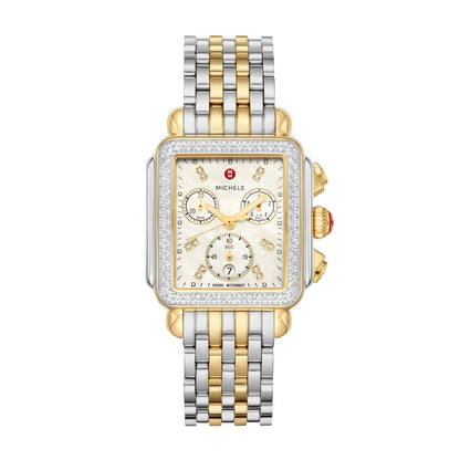 LADIES DECO 18K DIAMOND WATCH