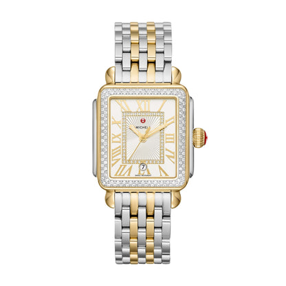 LADIES DECO MADISON TWO-TONE DIAMOND WATCH 155 DIAMONDS