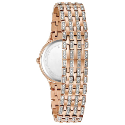 LADIES PHANTOM CRYSTAL COLLECTION TWO-TONE WATCH CRYSAL PAVE DIAL