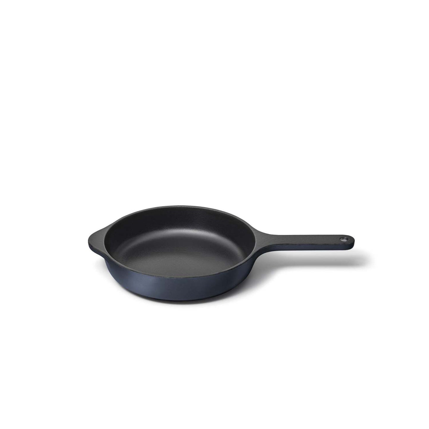 8" ENAMELED CAST IRON MINI SKILLET MIDNIGHT BLUE