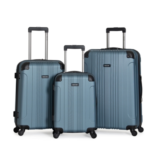 OUT OF BOUNDS ABS 3 PC SET, GRANITE BLUE, 20"/24"/28