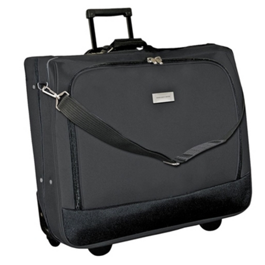 ROLLING GARMENT CARRIER, BLACK, 22"