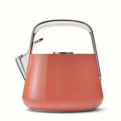 STOVETOP WHISTLING TEA KETTLE PERRACOTTA