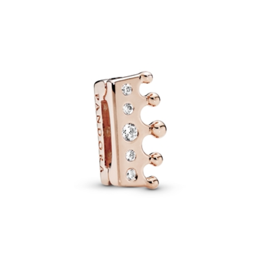 REFLEXIONS CROWN CLIP CHARM, ROSE