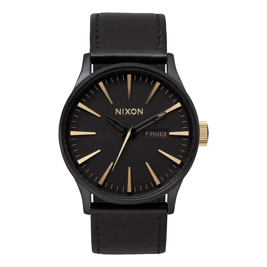 MENS SENTRY LEATHER WATCH