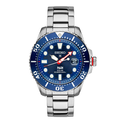 MENS PROSPEX PADI SPECIAL EDITION SOLAR DIVER SS WATCH