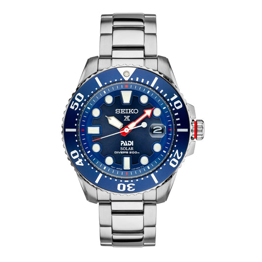 MENS PROSPEX PADI SPECIAL EDITION SOLAR DIVER SS WATCH