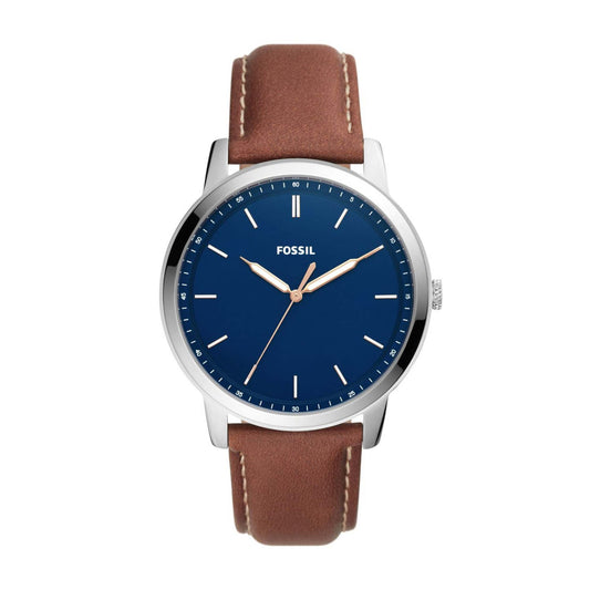 MENS LEATHER STRAP WATCH