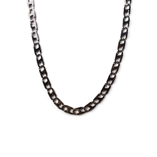 MENS FLAT MARINA LINK CHAIN NECKLACE