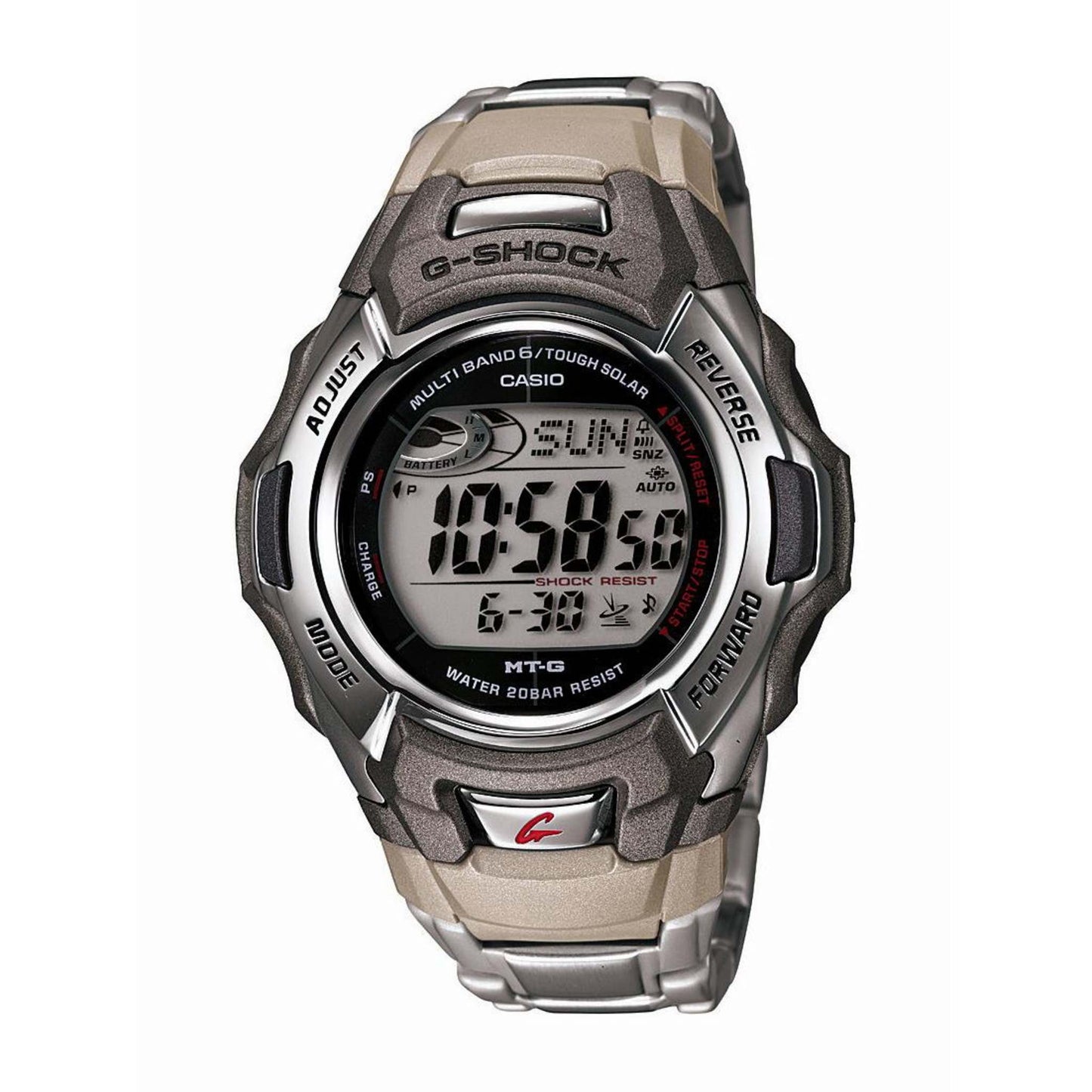 G-SHOCK MULTI-BAND ATOMIC WATCH STAINLESS STEEL BAND