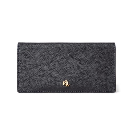 CROSSHATCH SLIM WALLET BLACK