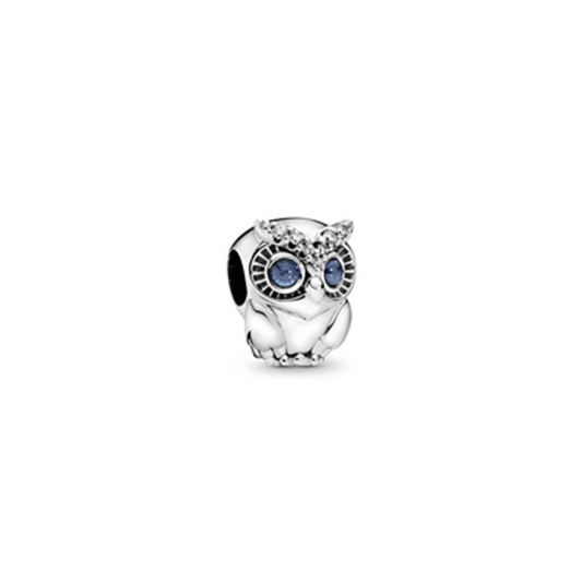 SPARKLING OWL CHARM, MULTICOLOR