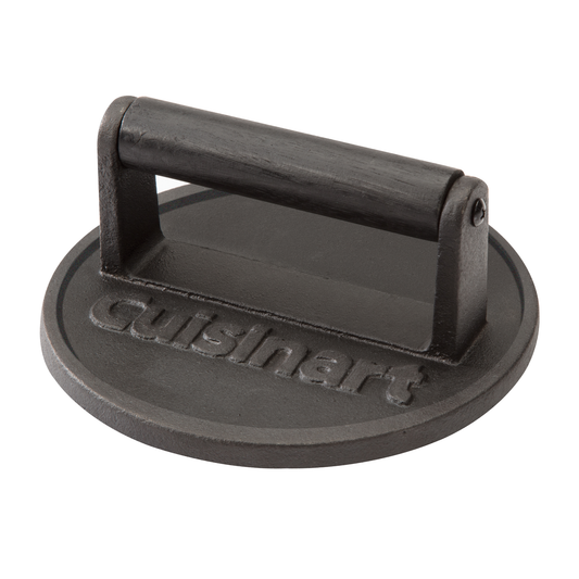 CAST IRON SMASH BURGER PRESS
6.5" DIA