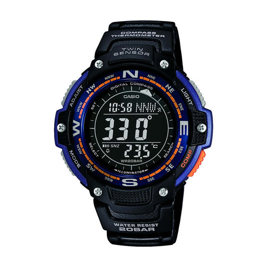 MENS TWIN SENSOR TEMPERATURE/COMPASS SPORT WATCH