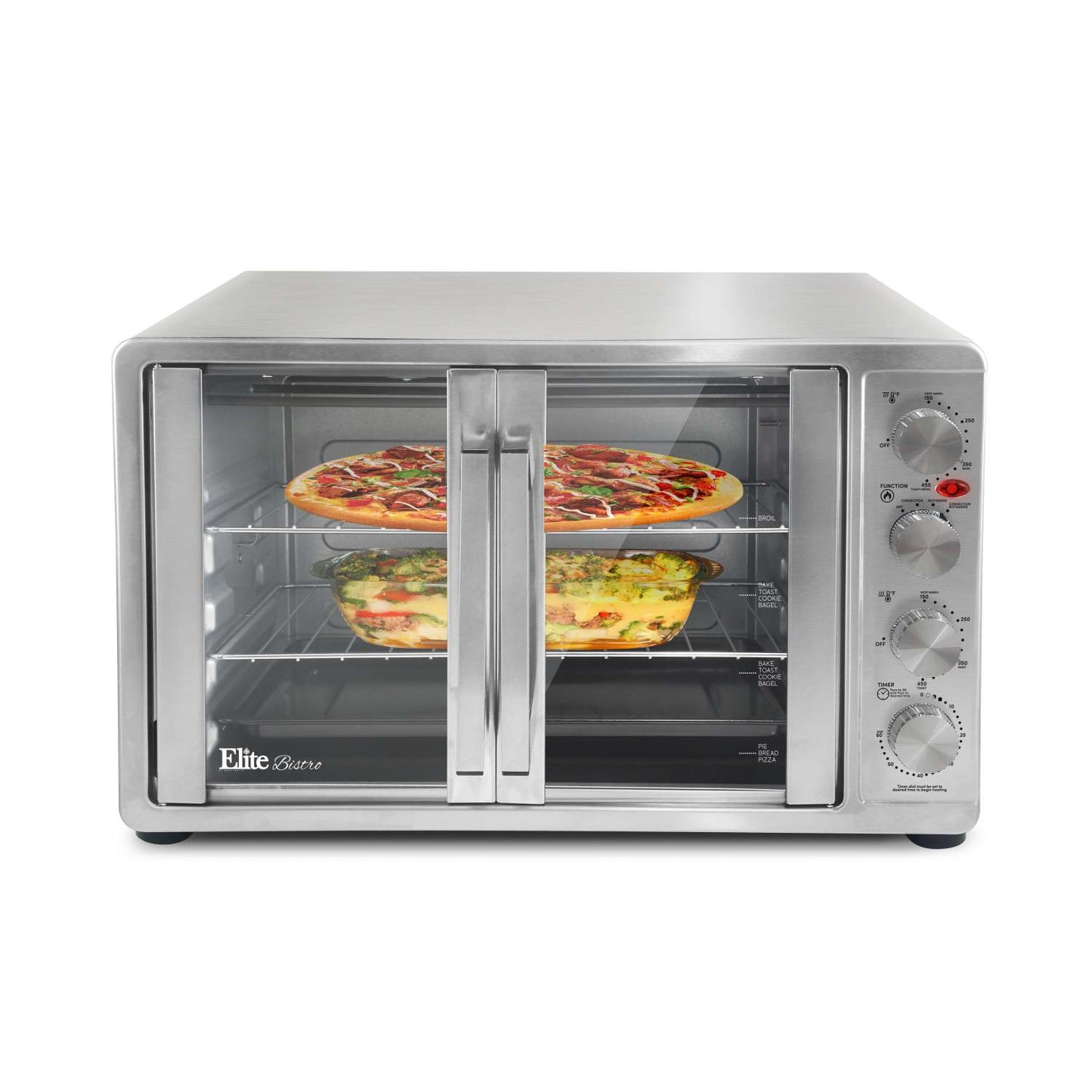 45L FRENCH DOOR CONVECTION TOASTER OVEN W/ ROTISSERIE