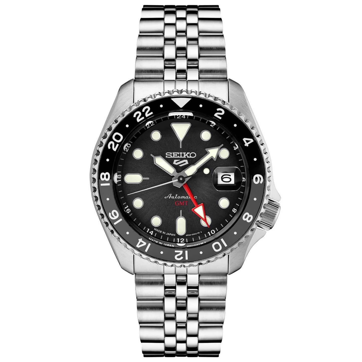 MENS SEIKO 5 SPORT SKX GMT SERIES WATCH