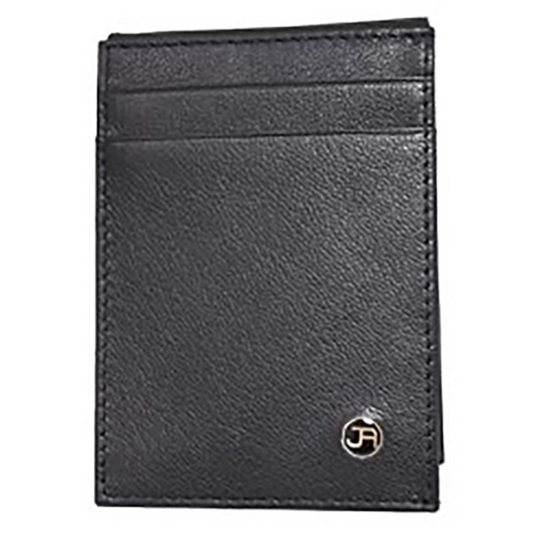 ORGANIC BI-FOLD WALLET, WITH ID WINDOW, BLACK