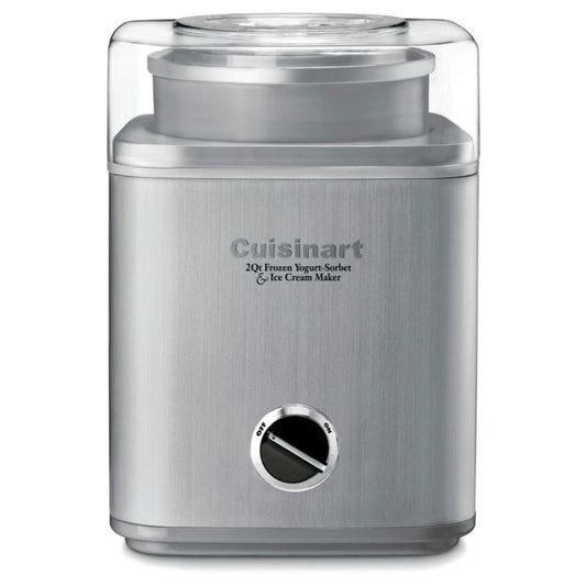 PURE INDULGENCE®  2-QT FROZEN YOGURT, SORBET & ICE CREAM MAKER (B. CHROME)
