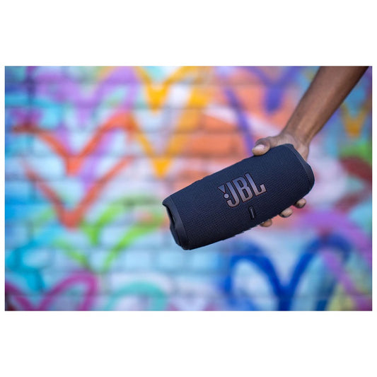 CHARGE 5 PORTABLE WATERPROOF BLUETOOTH SPEAKER - (BLUE)