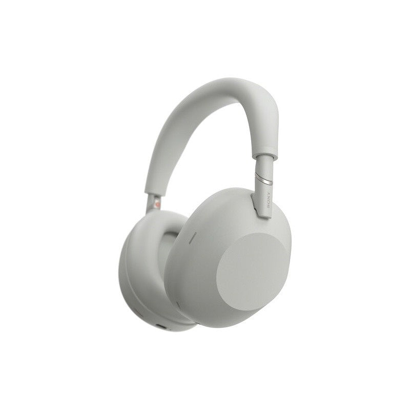 NOISE CANCELLING BLUETOOTH HEADPHONES - SILVER
