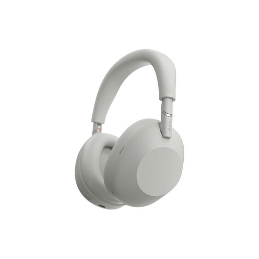 NOISE CANCELLING BLUETOOTH HEADPHONES - SILVER