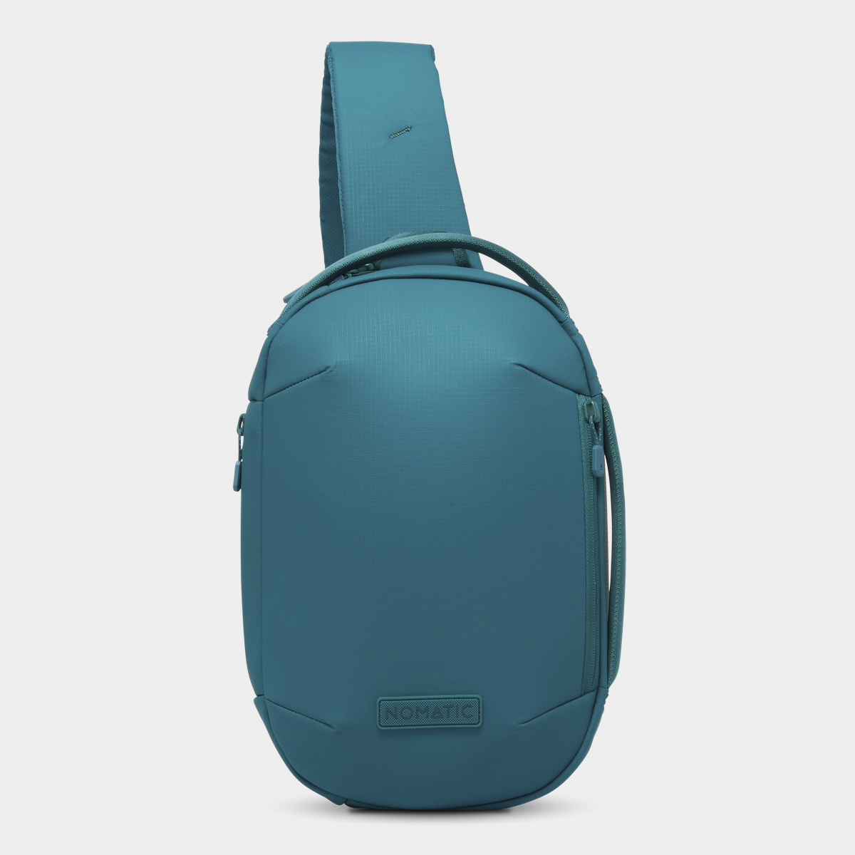 Nomatic Navigator RS Sling 6L Color:Juniper Front Strap View#color_juniper