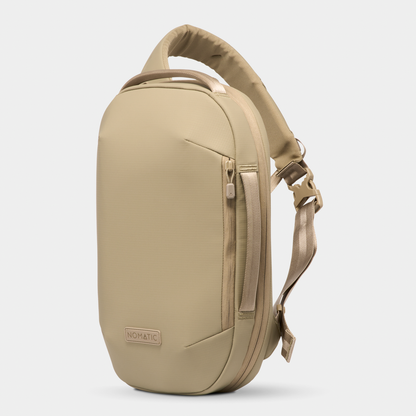 Nomatic Sand Navigator RS Sling 10L Front Angle View#color_sand