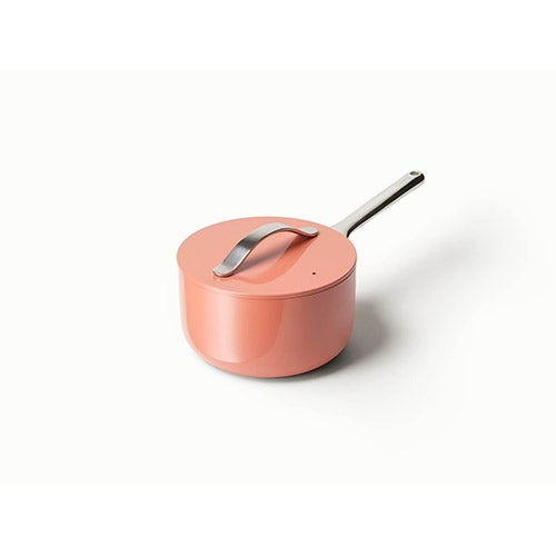 3QT NONSTICK CERAMIC SAUCEPAN PERRACOTTA