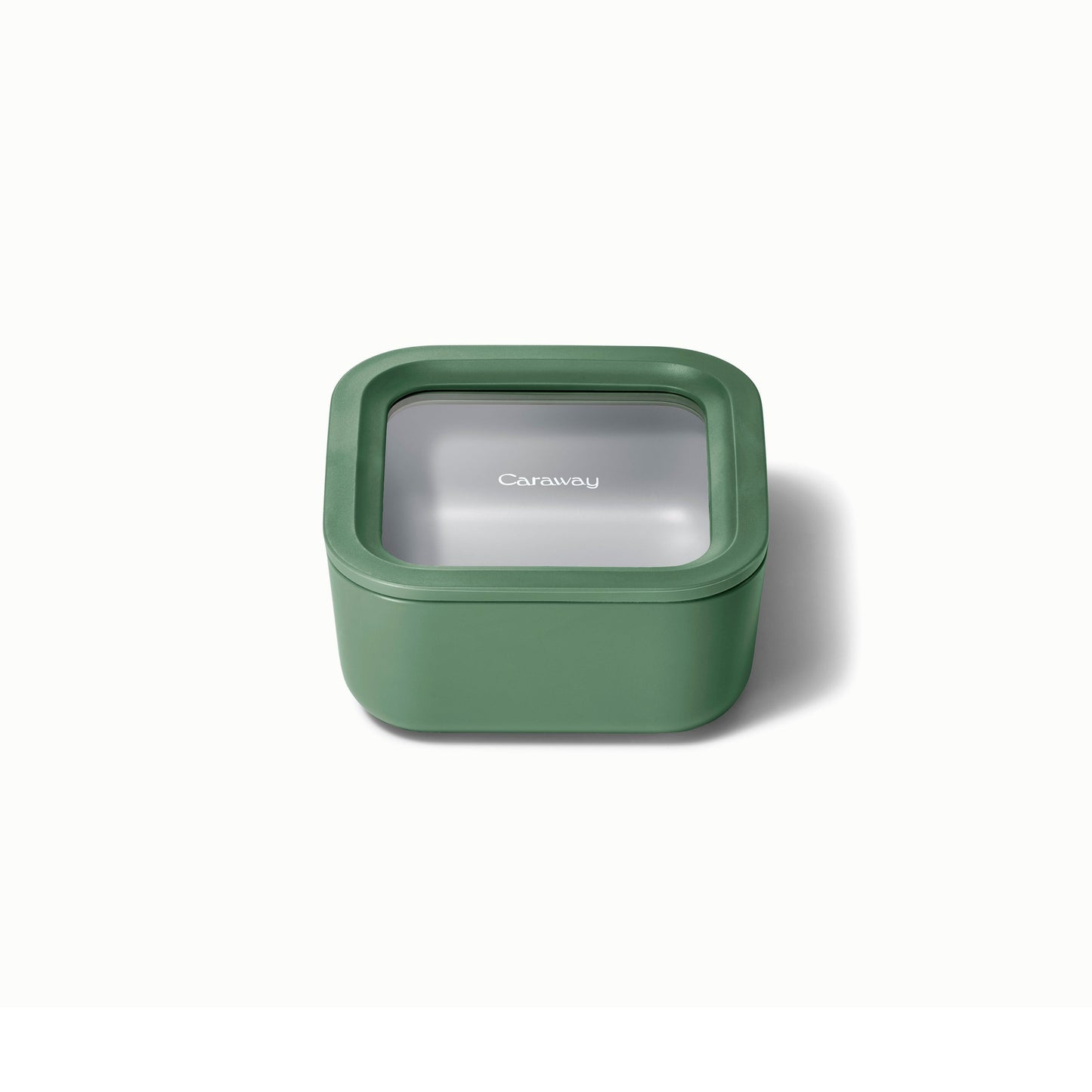 4.4 CUP GLASS FOOD CONTAINER SQUARE SHAPE W/ LID