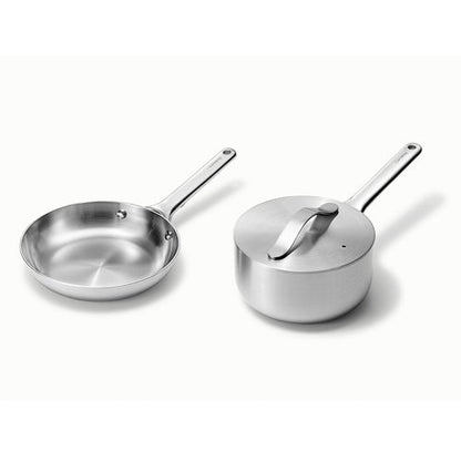 MINI DUOS COOKWARE SET - MINI FRY PAN & MINI SAUCEPAN