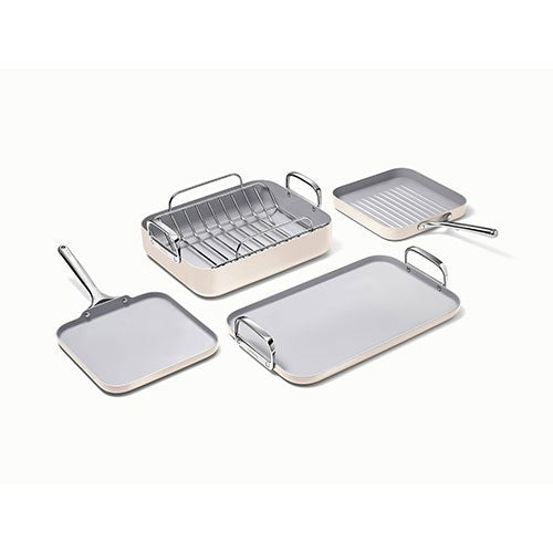 5PC SQUARE COOKWARE SET