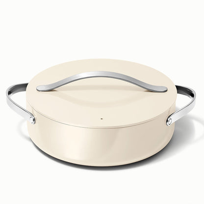 6QT NONSTICK CERAMIC RONDEAU PAN W/ LID