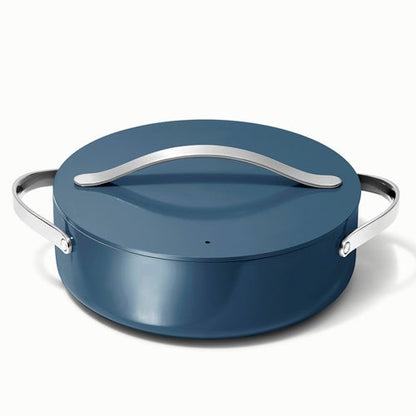 6QT NONSTICK CERAMIC RONDEAU PAN W/ LID