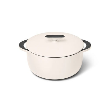 6.5QT ENAMELED CAST IRON DUTCH OVEN W/ FLAT LID