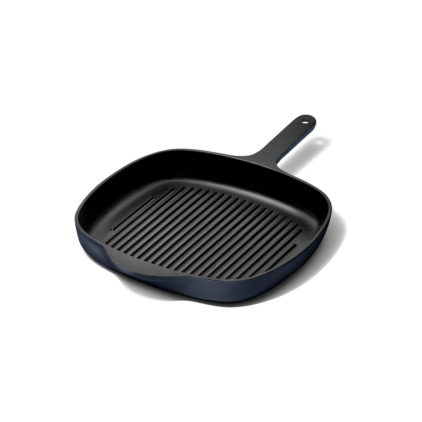 10.5" ENAMELED CAST IRON GRILL PAN