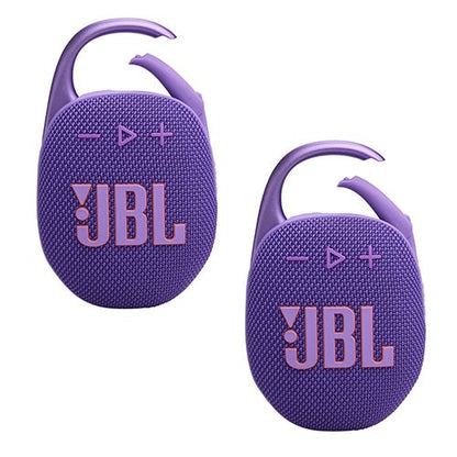 CLIP 5 ULTRA-PORTABLE WATERPROOF SPEAKER - 2PC KIT