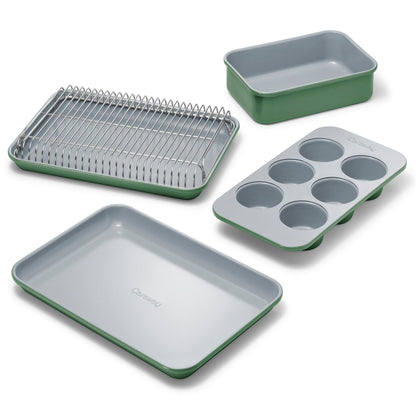 MINI BAKEWARE SET W/ STORAGE ORGANIZER