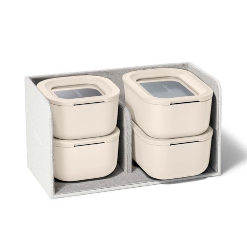 MINI FOOD STORAGE SET W/ STORAGE ORGANIZER