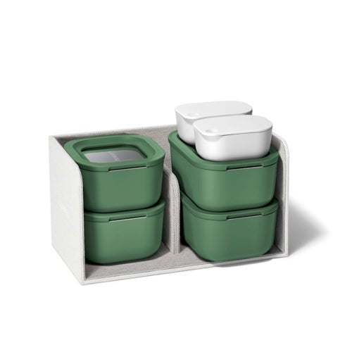 MINI FOOD STORAGE SET W/ STORAGE ORGANIZER