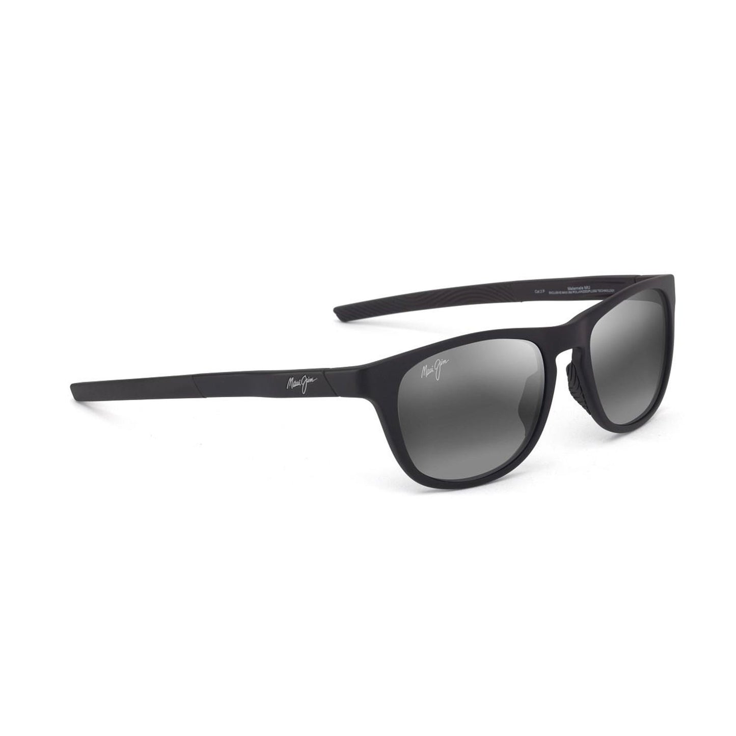 MELEMELE POLARIZED SUNGLASSES MATTE BLACK FRAME NEUTRAL GRAY LENS