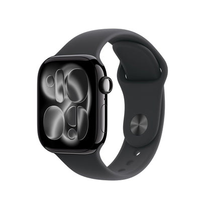 WATCH SERIES 11 GPS+CELLULAR 42MM JET BLACK ALUM CASE W/ BLACK SPORT BAND S/M