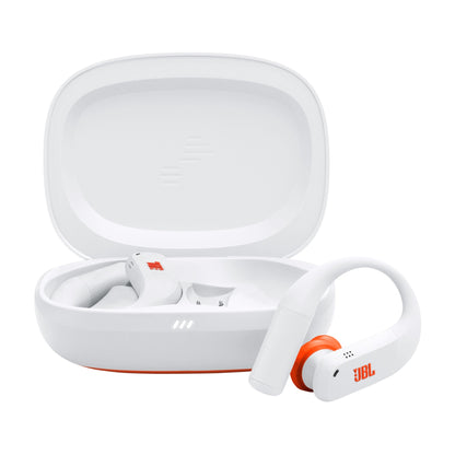 ENDURANCE PEAK 4 TWS NOISE CANCELLING SPORT EARBUDS WHITE & ORANGE