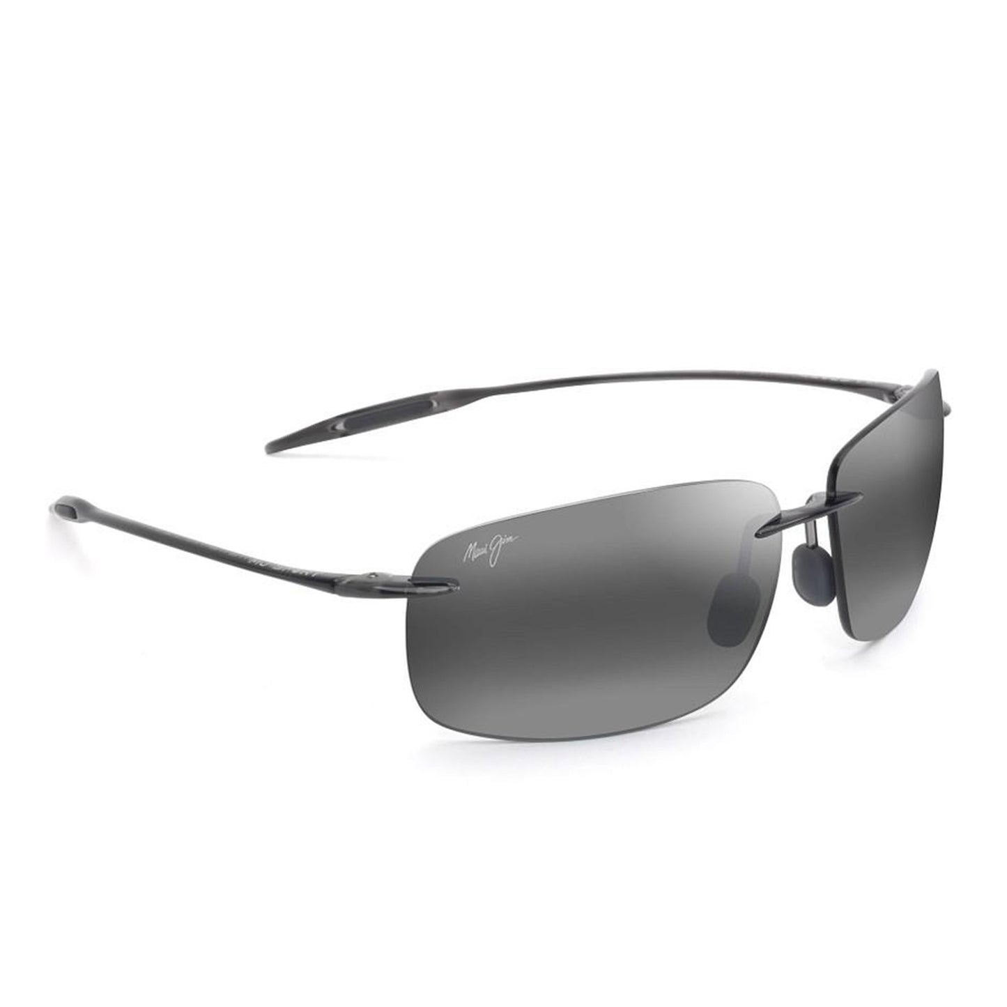 BREAKWALL POLARIZED SUNGLASSES SHINY LIGHT GRAY FRAME NEUTRAL GRAY LENS