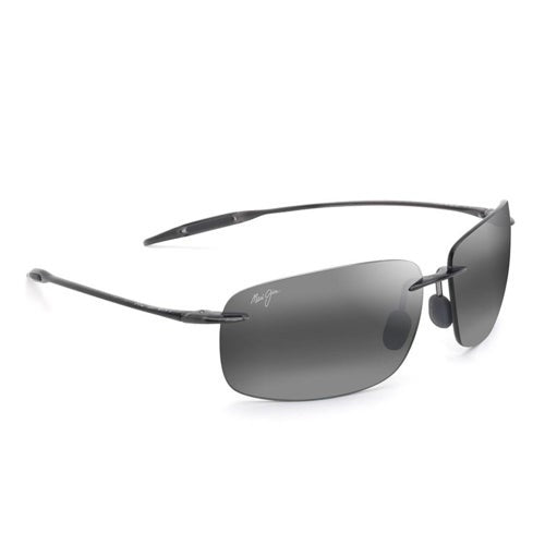 BREAKWALL POLARIZED SUNGLASSES SHINY LIGHT GRAY FRAME NEUTRAL GRAY LENS