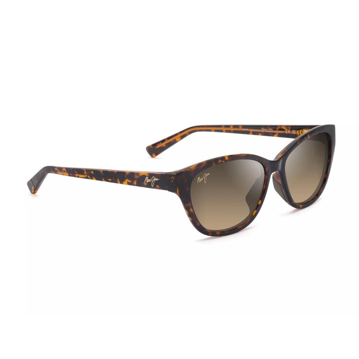 PUNONO POLARIZED SUNGLASSES SHINY DARK HAVANA FRAME HCL BRONZE LENS