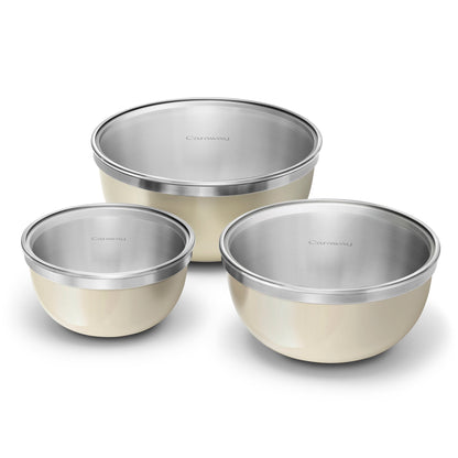 MIXING BOWL SET CREAM