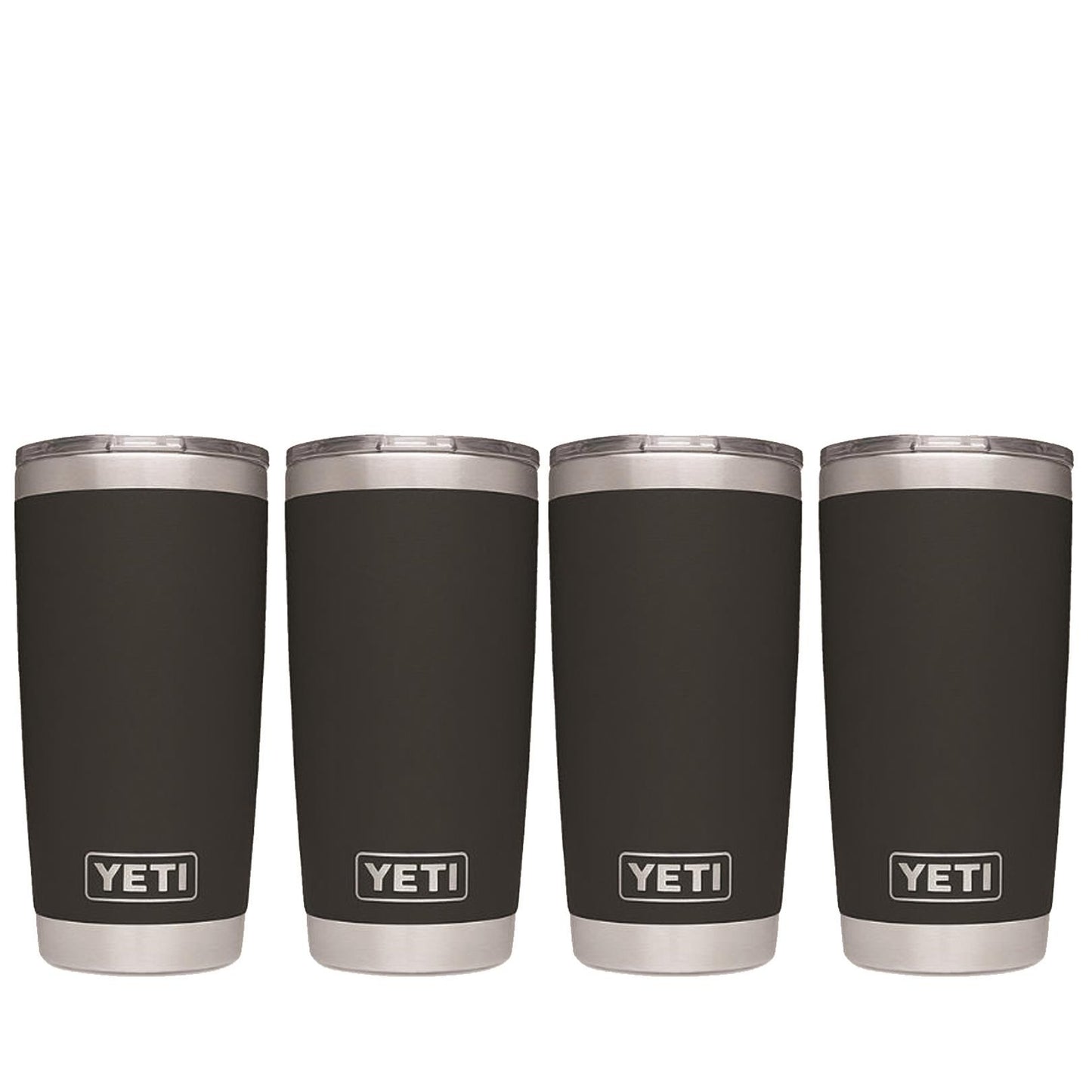 YETI RAMBLER 20 OZ. TUMBLER - BLACK (4-PACK)